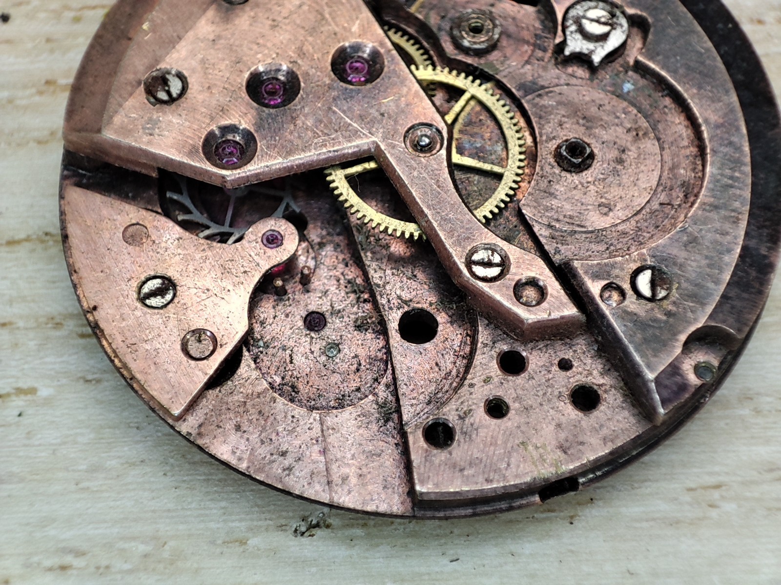 ej46 juillard Watch movement – 28.9 mm – for parts and spares