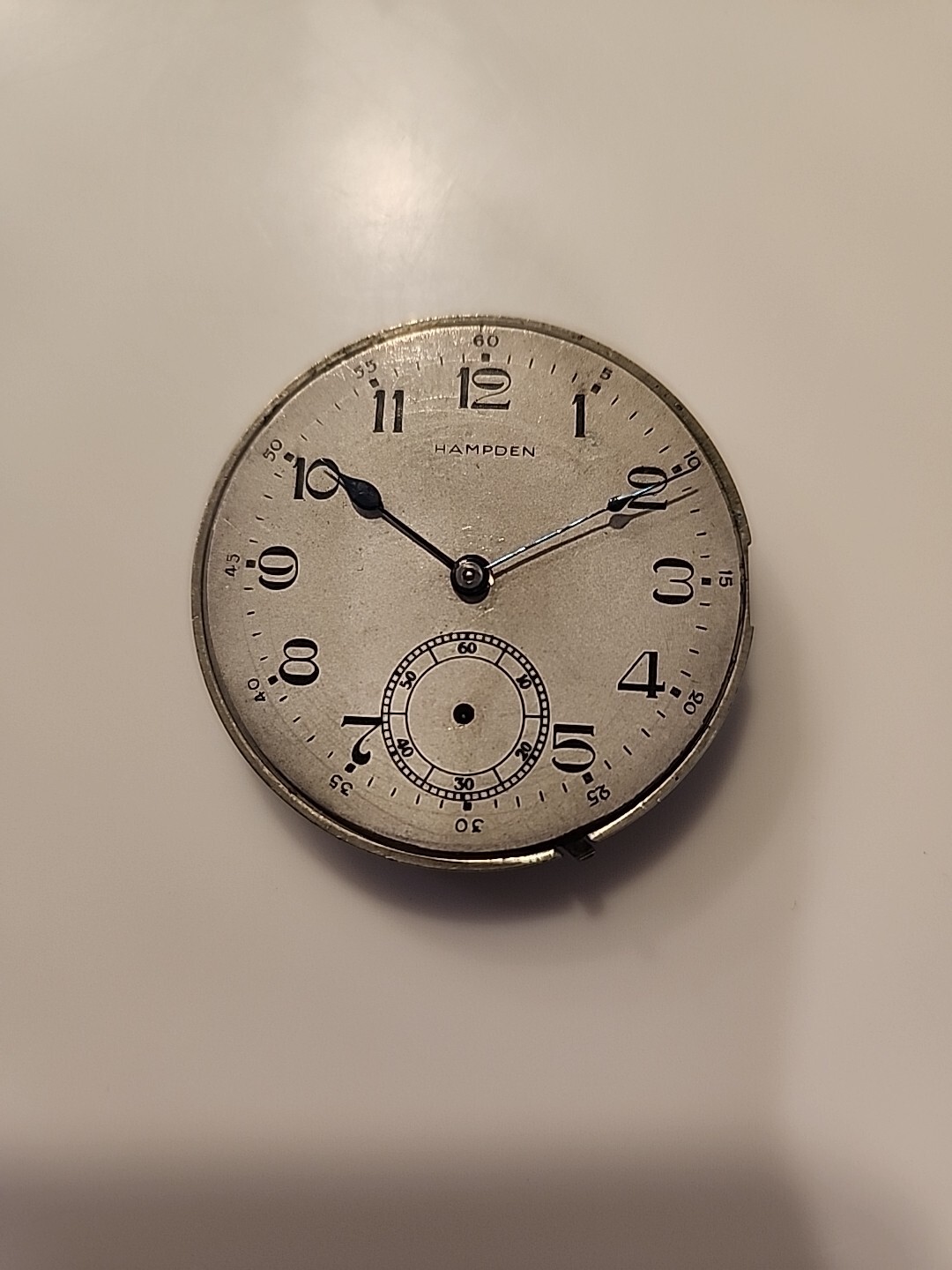 RARE/Premium 15J 1901 Hampden 12s General L Stark Mvmt, Running Keeps Time C2
