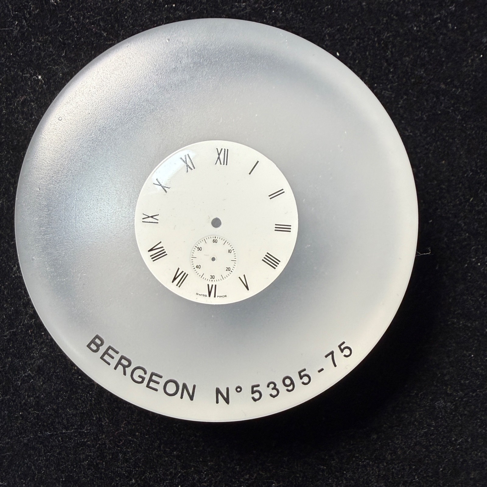 Anonymous Ceramic 29mm Small Seconds Dial for Wristwatch or Pocket