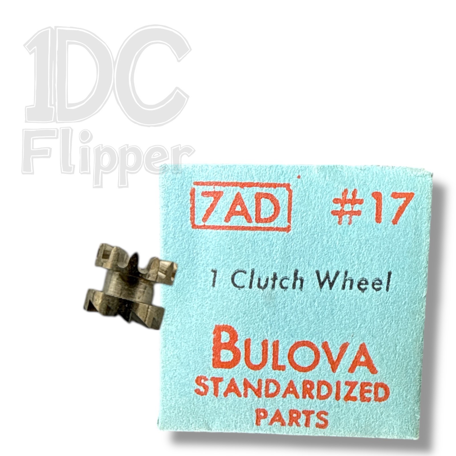 Bulova 7AD CLUTCH WHEEL #17 407/586 NOS A. Schild 1001 Fits Multiple Read List