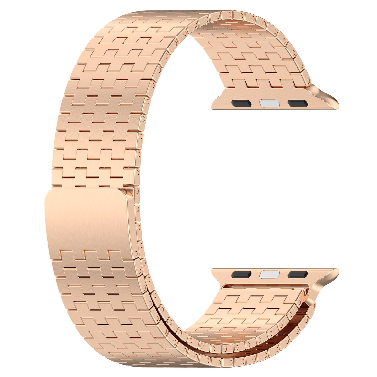 Multi-color Magnetic Adjustable Metal Watch Strap For iWatch 7/6/5/4/3/2/1