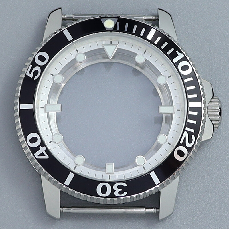 42.5mm starfish series Watch Case Glass back cover For Seiko nh35 nh36 Movement