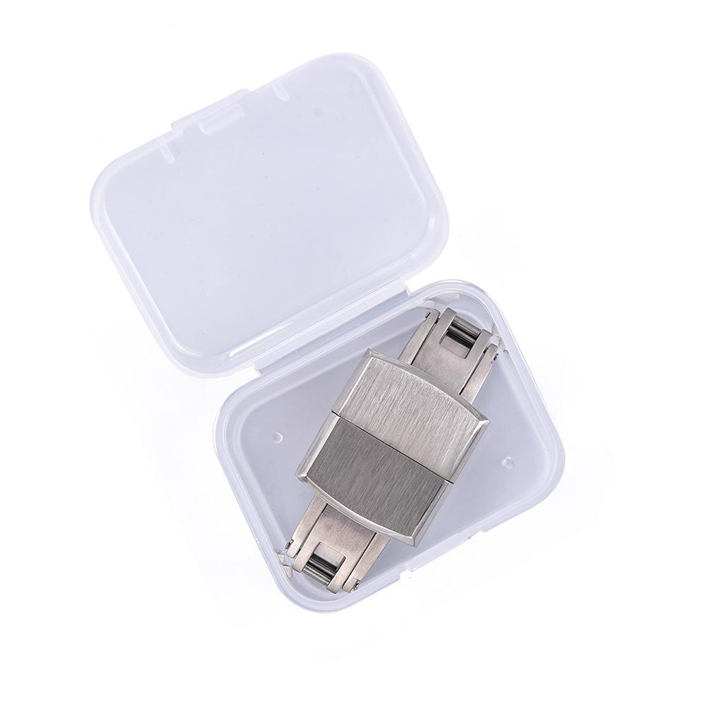 16mm 18mm New Double Click Fold Butterfly Buckle Fast Release CTS Steel Brush