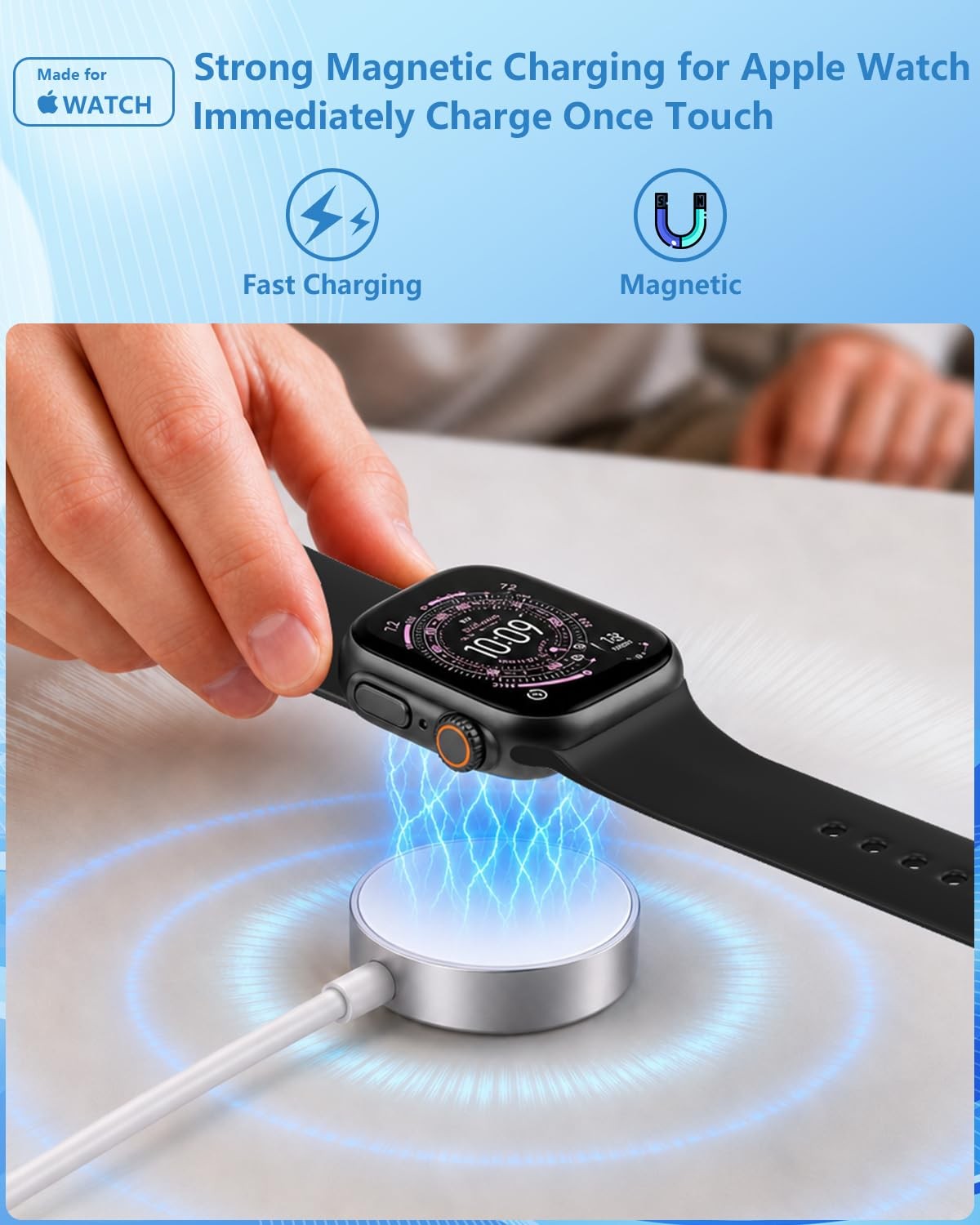 USB C Apple Watch Charger with 20W Fast Wall Block, 6FT Portable Magnetic Cha…