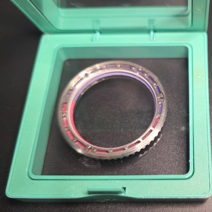 Custom Made Watch Bezel And Insert Fits Rolex GMT Master II Pepsi 116710 126710