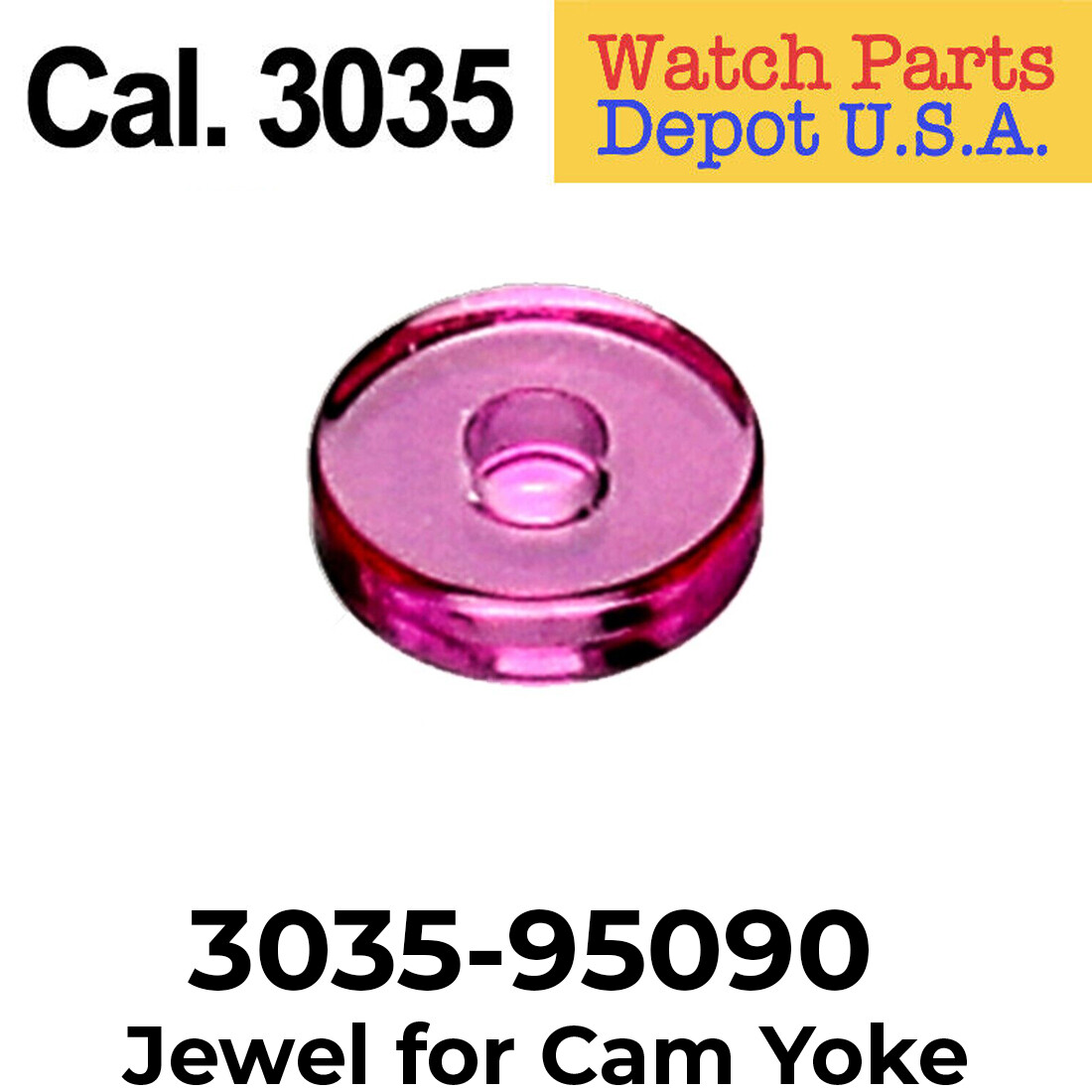 Rolex Caliber 3035-95090 – Jewel for Cam Yoke Replacement Parts SWISS MADE