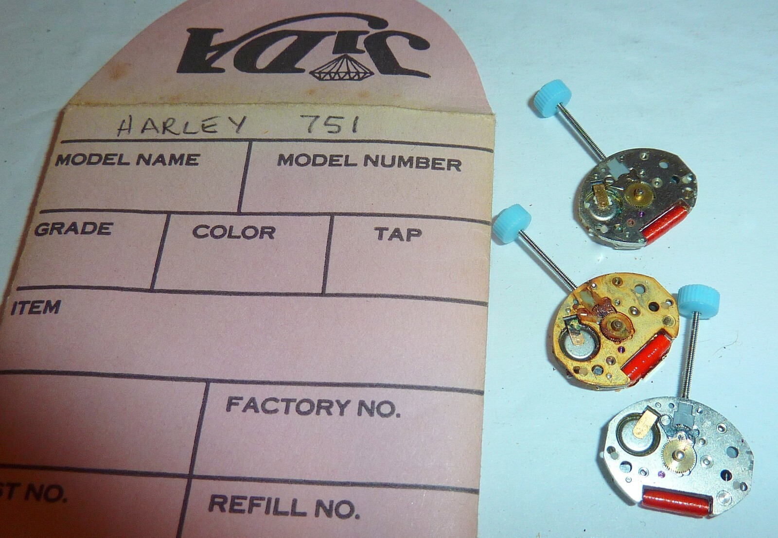 Vtg. Watch Repair Parts, Bulova, Pulsar, Some Complete Mechanism Lot