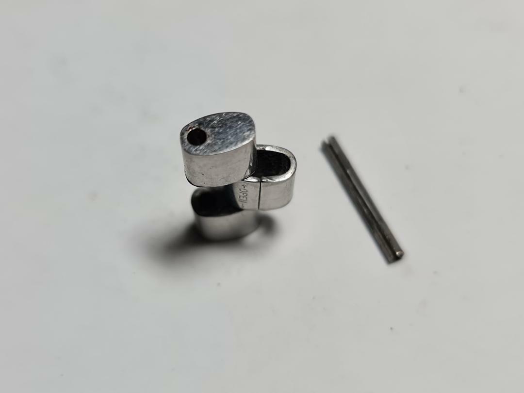 GENUINE USED STELUX FISHBONE BRACELET SOLID LINK SEIKO PANDA 6138-8020 6138-8021