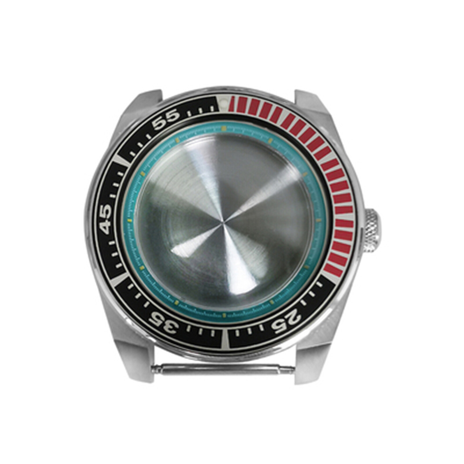 43mm Stainless Steel Watch Case Sapphire Glass Case 10ATM for NH35 NH36 Movement