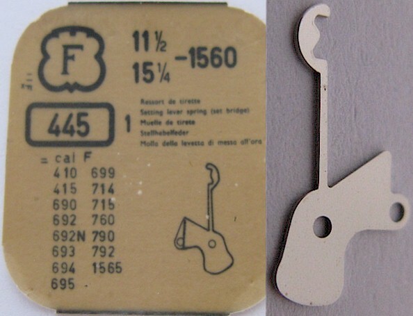Setting lever spring Felsa F 415 690 692 1560 … Benrus BT CD watch parts #445