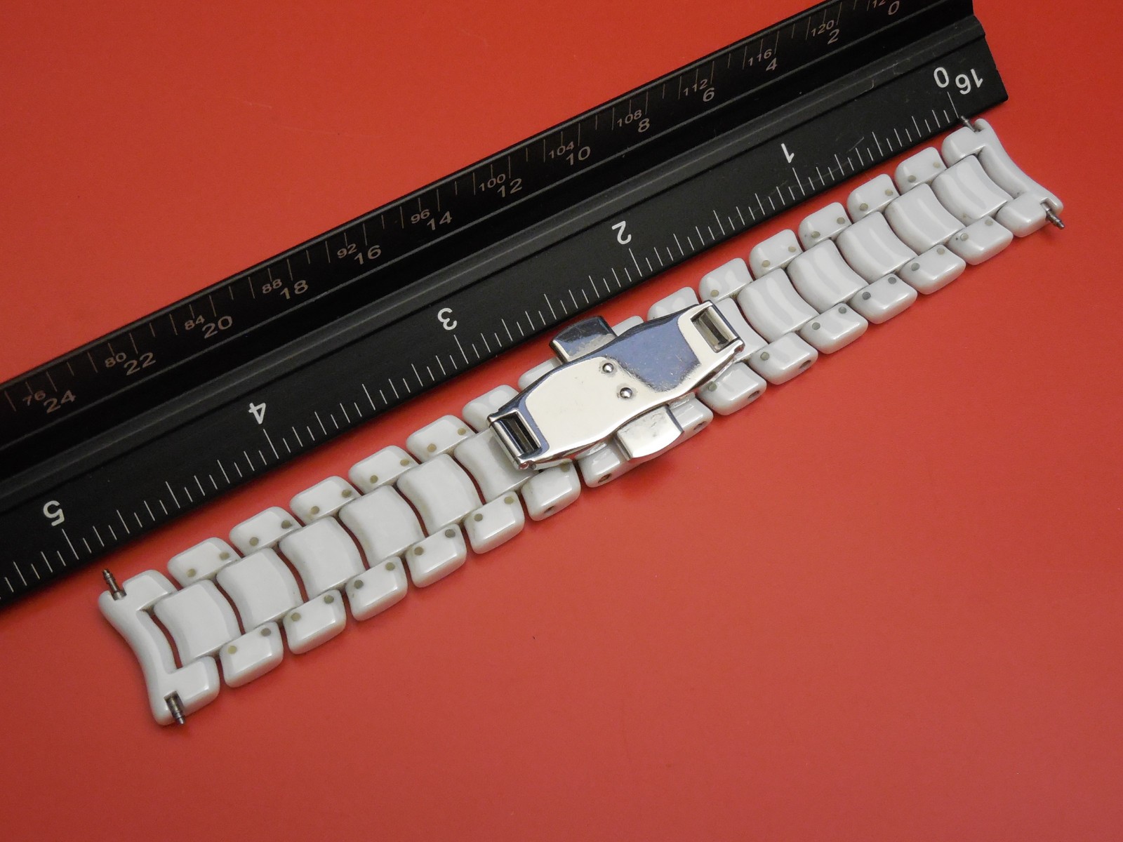 EBEL WHITE CERAMIC 17MM STRAP BAND BRACELET FOR 33MM X-1 x1 MODEL