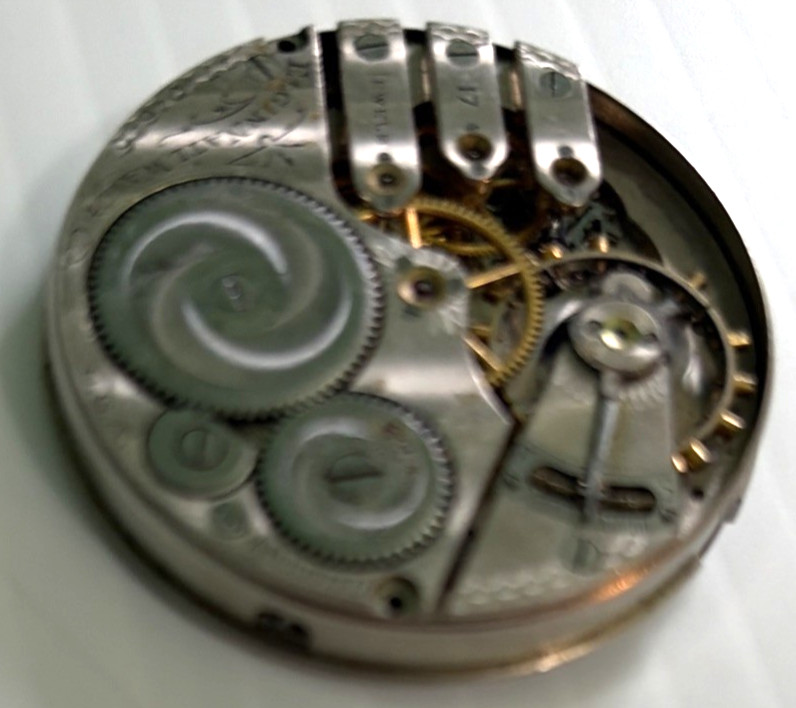 Vintage Elgin Grade 382 16s 17J Pocket Watch Movement