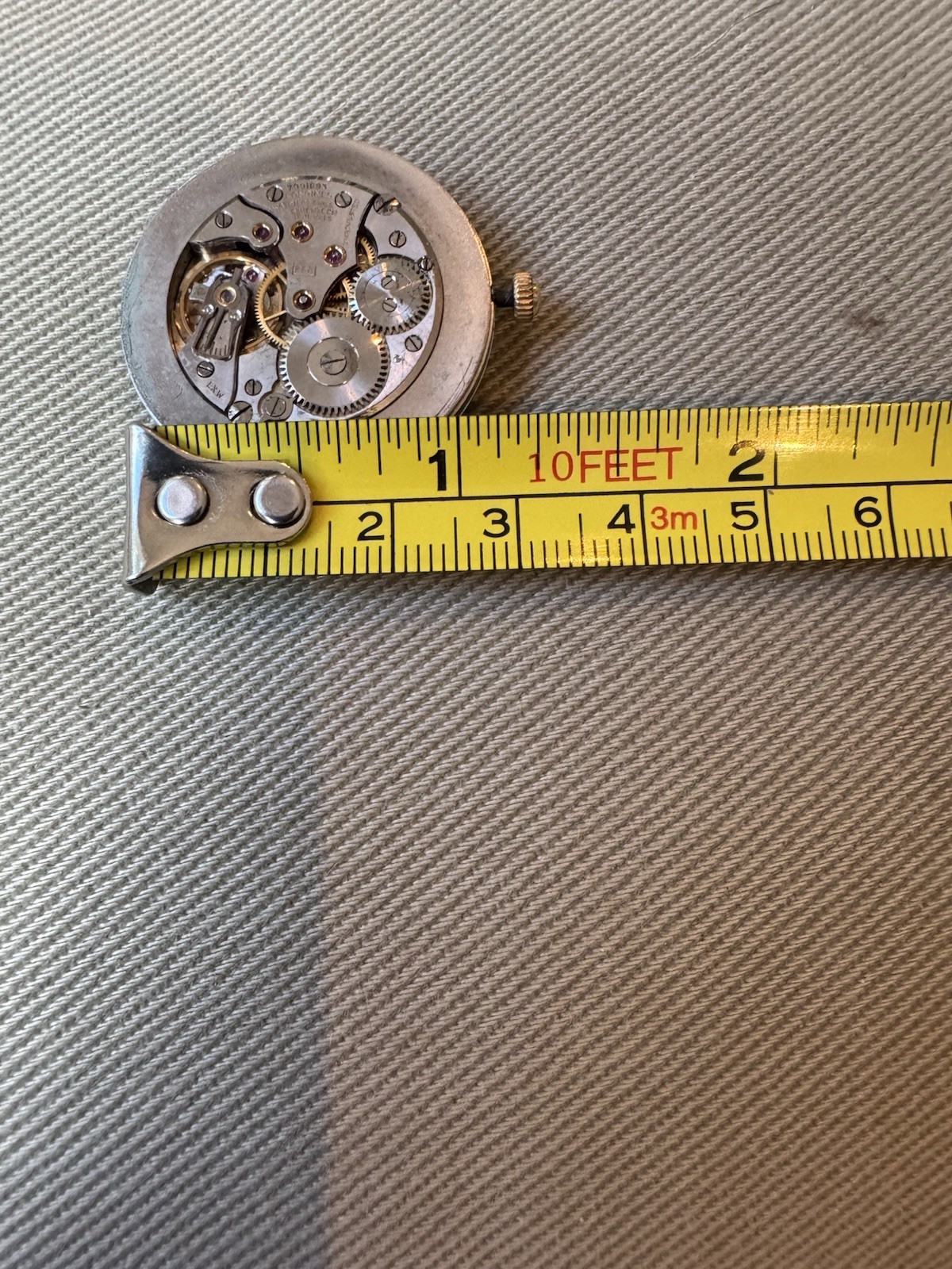 LONGINES 23Z – 17 Jewel Watch Movement and Crystal – Runs