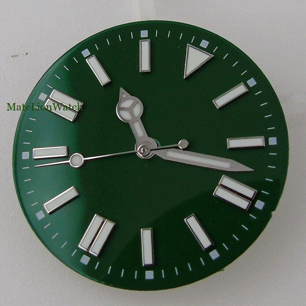 31mm/28.5mm For NH35 Miyota8215 821A ETA 2824 DG2813 Watch Dial +Hands Blue Lume