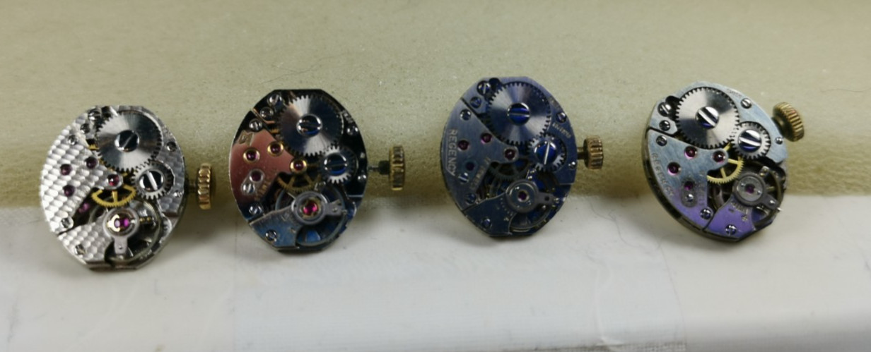 Lot 20 x AS 1677 17 J Cal. AS 1677 Swiss Wristwatch Movement Repair/Parts