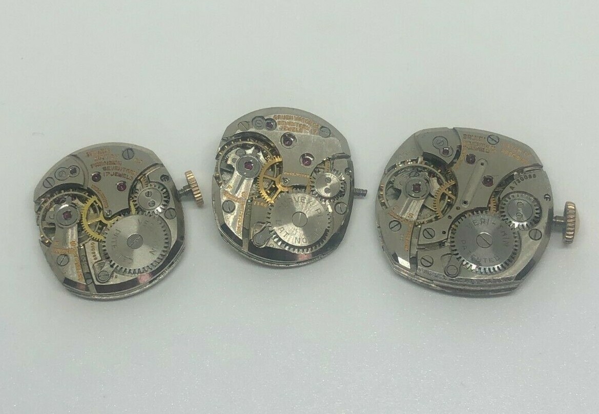 Gruen Veri-Thin 3 Movements 17 Jewels