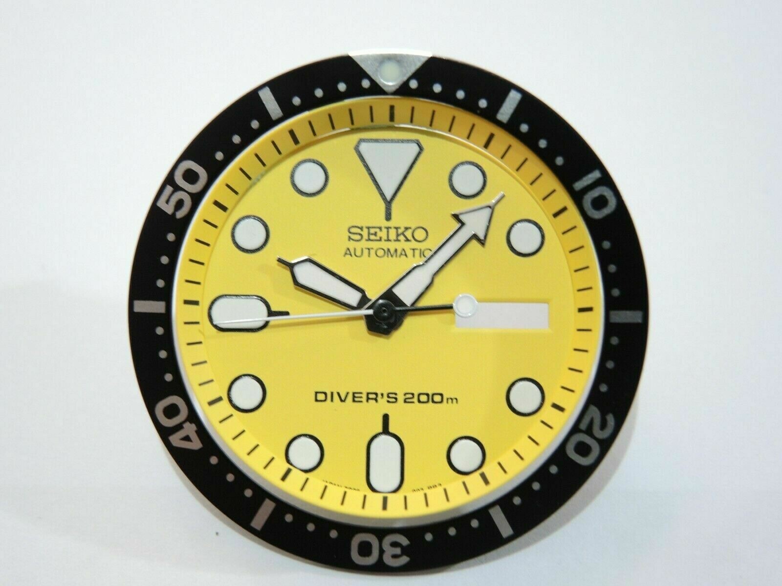 NEW YELLOW DIAL,MINUTE TRACK, HANDS & INSERT LARGE DIVERS SKX007-009 /NH36 /4R36