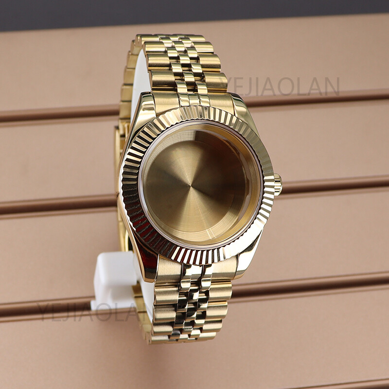 36mm/40mm Log Watch Case+Jubilee Bracelet For Seiko nh35nh38 Miyota8215 Movement
