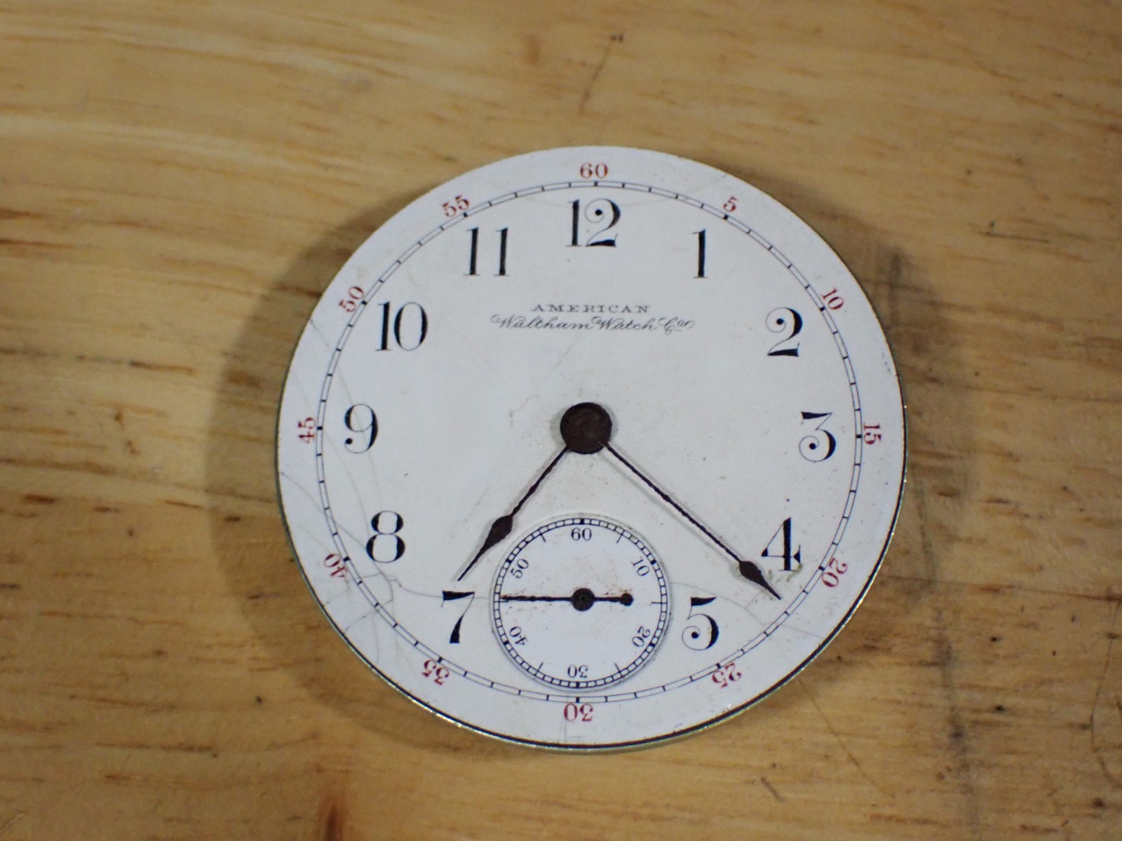 1893 Waltham 11 Jewel Manual Wind 18s Pocket Watch Movement good balance Grade 3