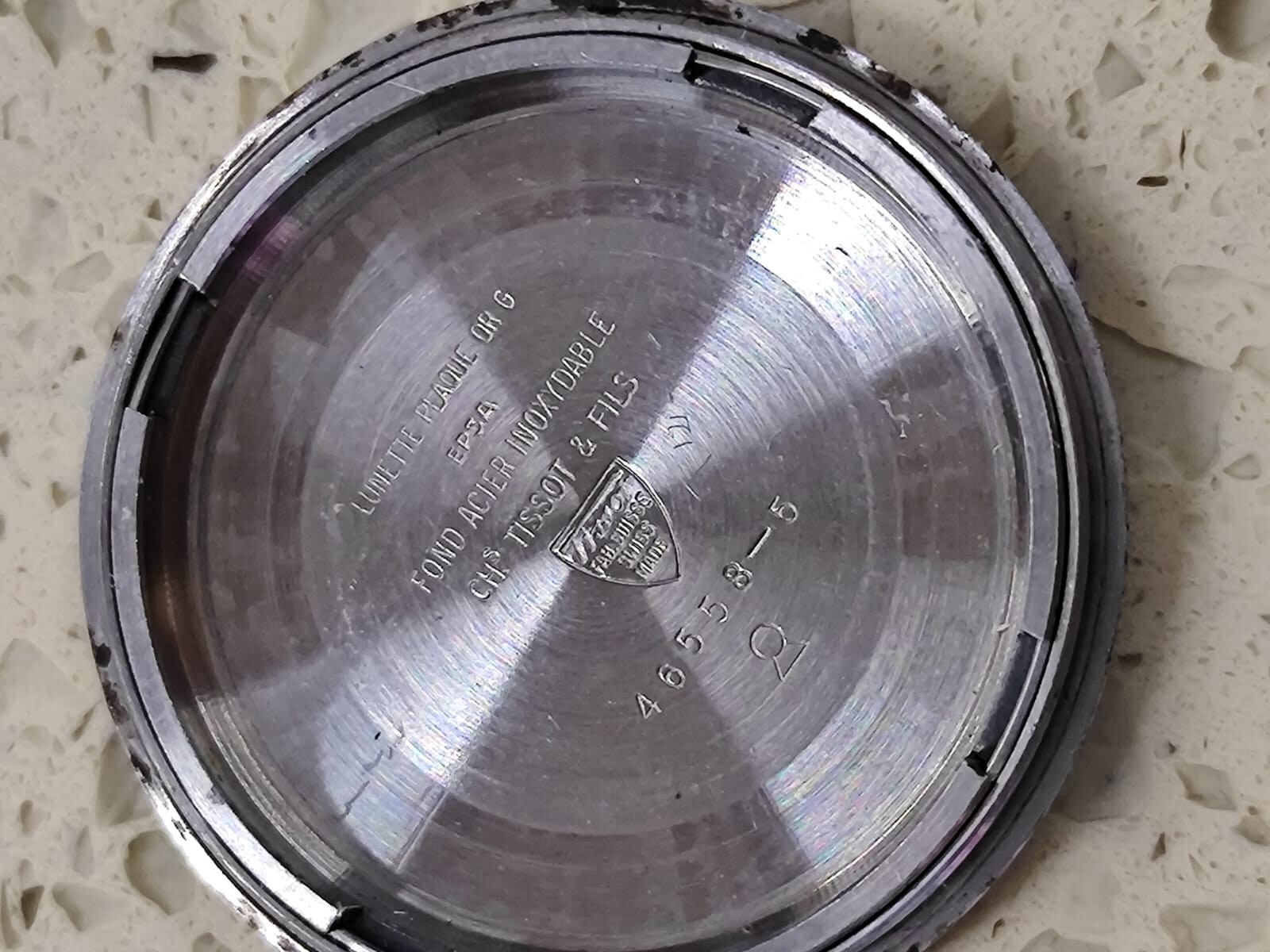 VINTAGE TISSOT SEASTAR T12 CAL.2571 Ref46558-5 Parts CASE