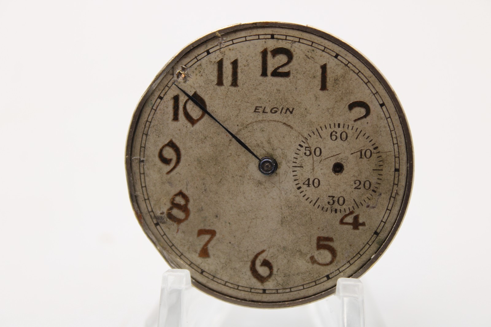1917 ELGIN POCKET WATCH MOVEMENT 19637969 GRADE 344 12s 17j (TJ2)