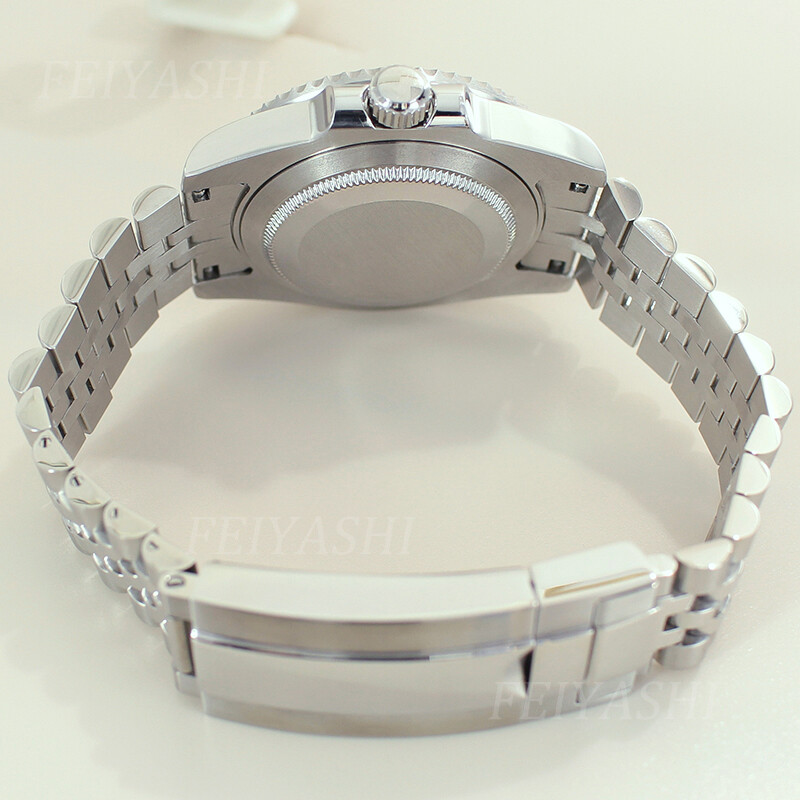 40mm Nh35 Watch Case Jubilee Bracelet Yacht Ceramic Bezel Sapphire Glass 10ATM