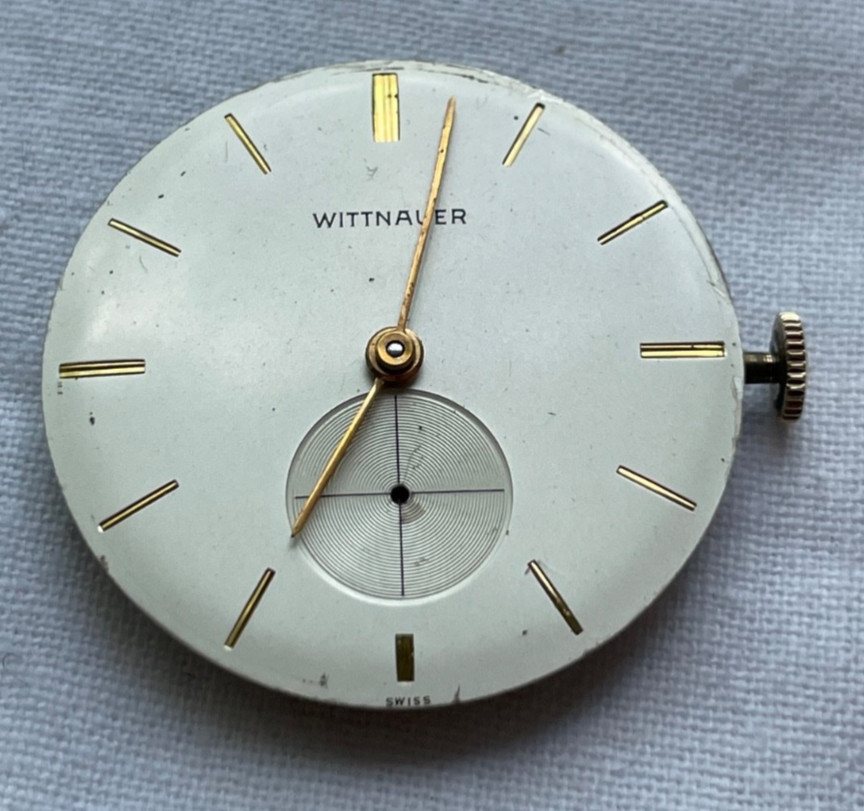 Wittnauer 76/3 Revue NICE DIAL – movement for mens watch RUNS, lot 2205