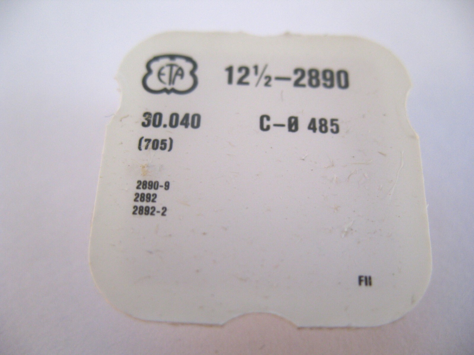 ETA 2890,2892,2892-2,2892A2,2893-1,2893-2,2894-2,2896,2897 ESCAPE WHEEL 705