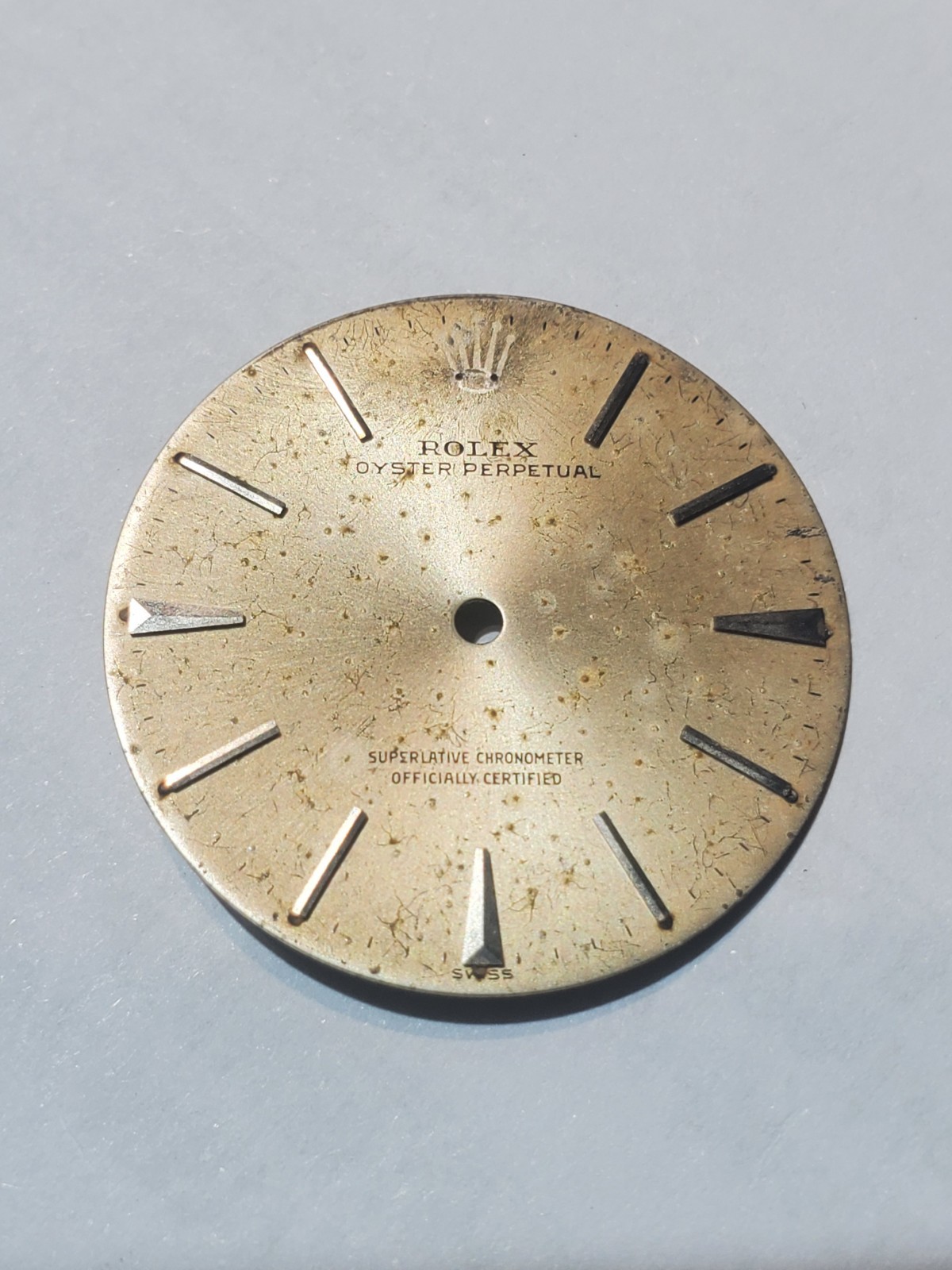 Used Rolex Oyster Perpetual SCOC Ref. 1002/1003/1007 Non-Quickset Dial Part