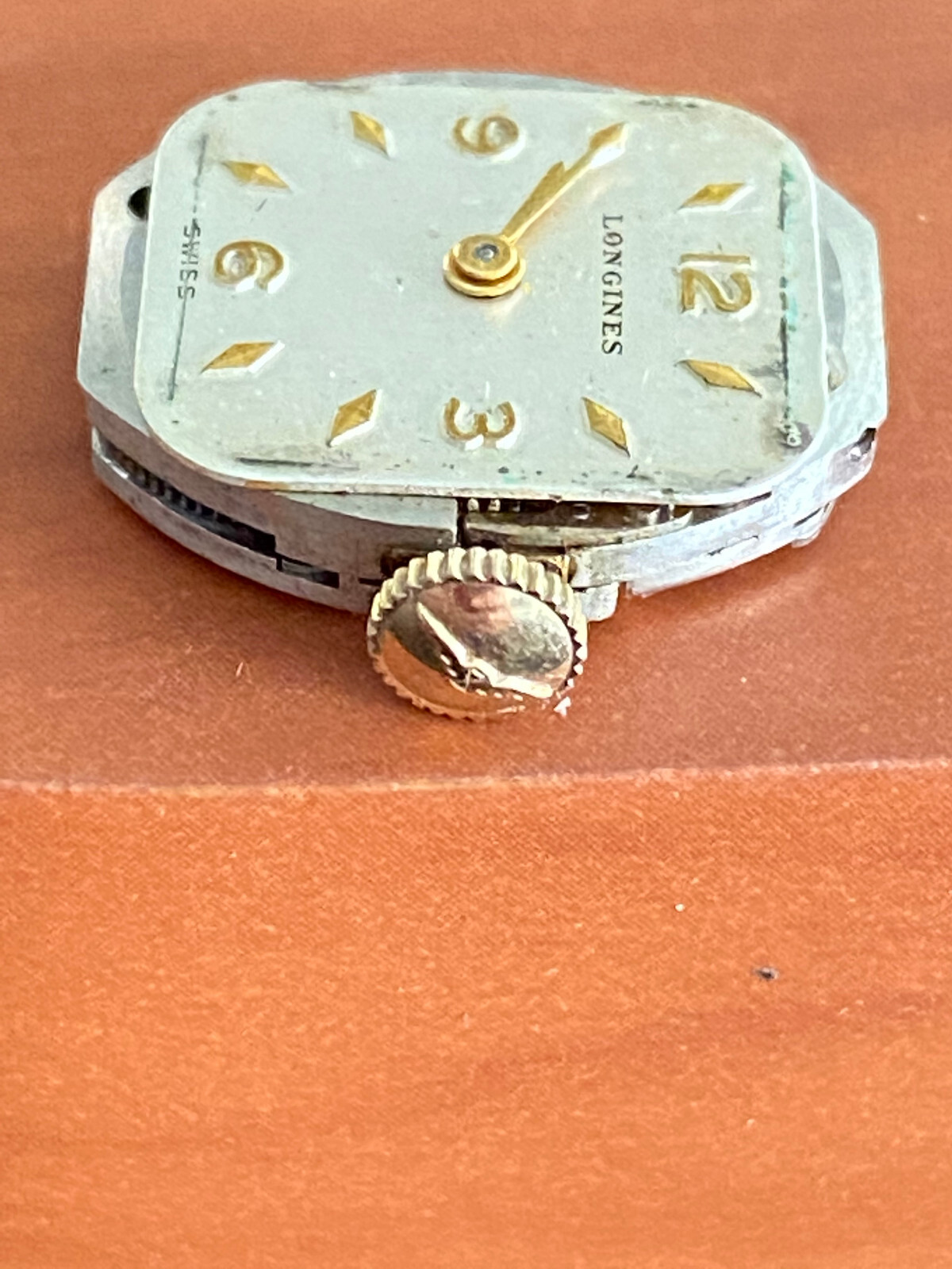 VINTAGE LADIES LONGINES WRIST WATCH MOVEMENT, CAL. 5LN, KEEPING TIME, 17 JEWEL