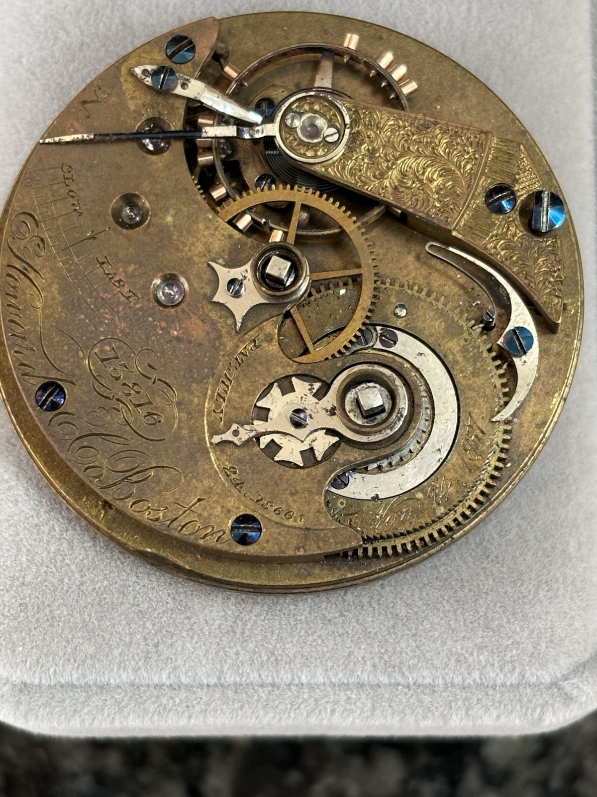 Antique 1868 E. Howard & Co. Series III Size N 15j Pocket Watch Movement – RARE