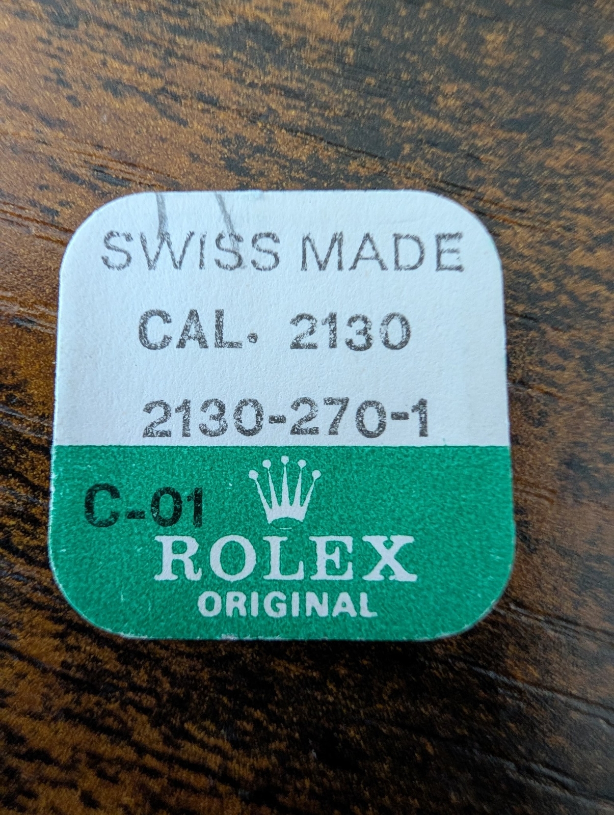 ROLEX- CANNON PINION – FACTORY SEALED-CAL 2130 PART 2130-270-1