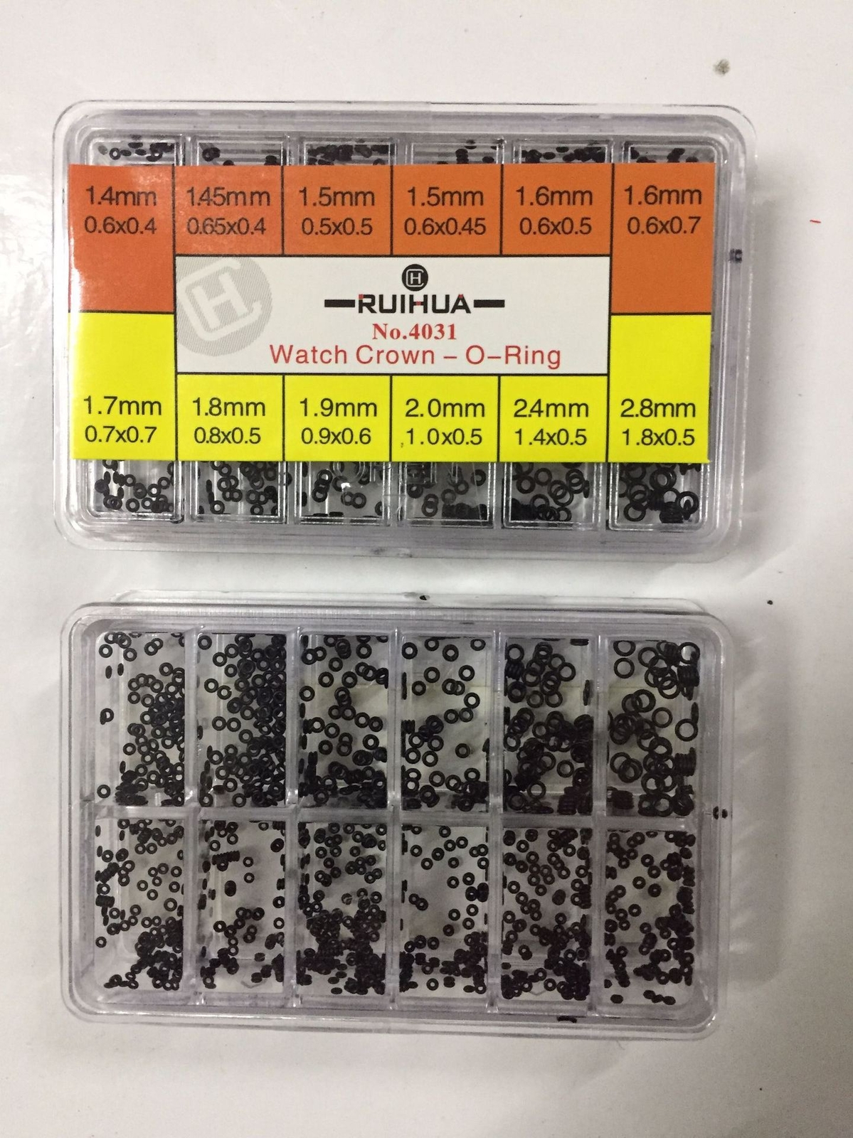 12-Size RH12 Watch Crown Waterproof Rubber O-Ring Gasket – 1000Pcs Repair Tool d