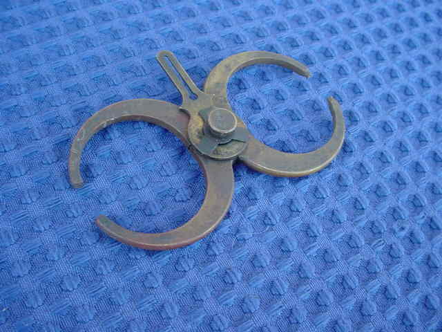 Vintage Brass Watchmaker Caliper 3 1/4″ Wide
