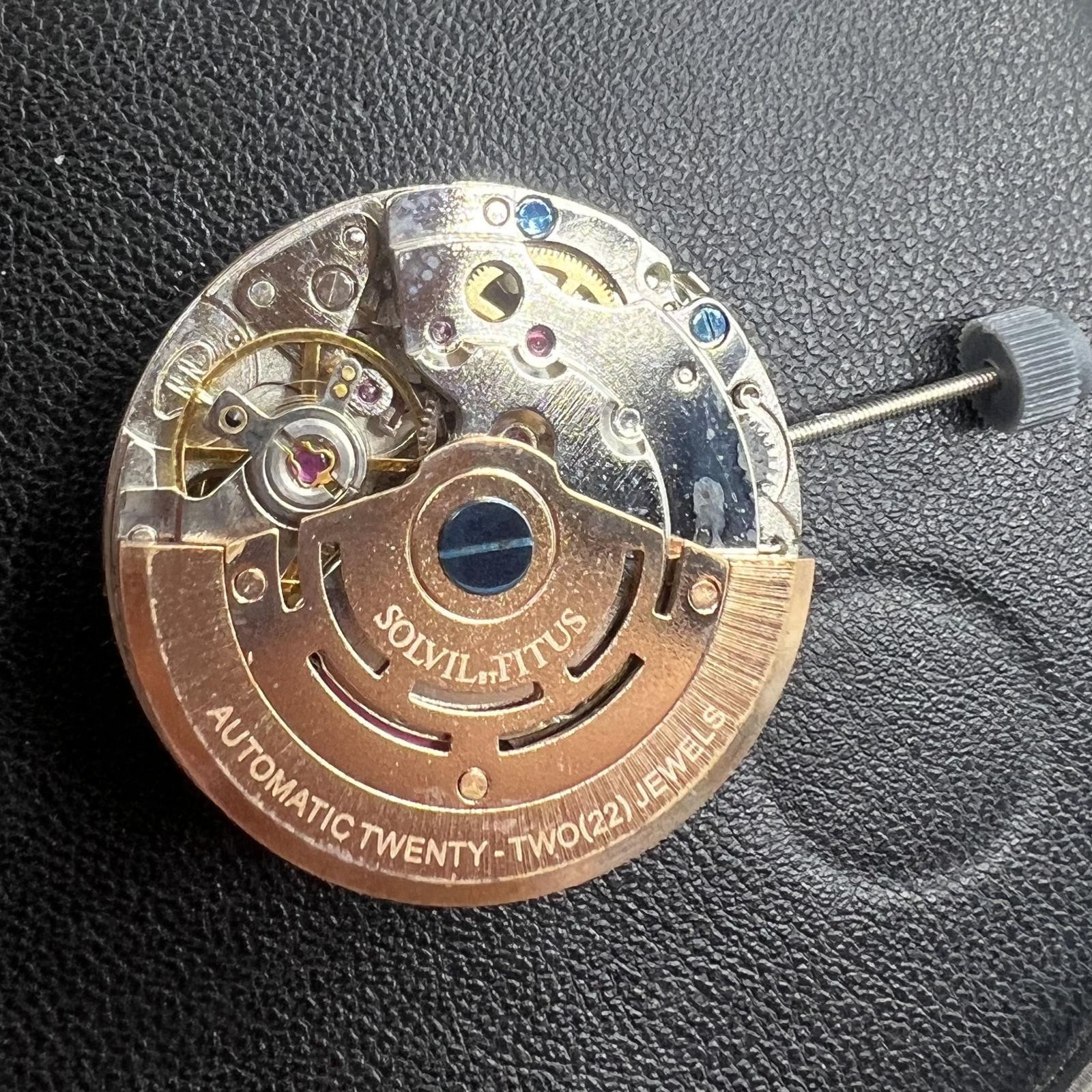 CMM1534-2813 Mingzhu Silver Automatic Mechanical Movement 6 Hands Small Second