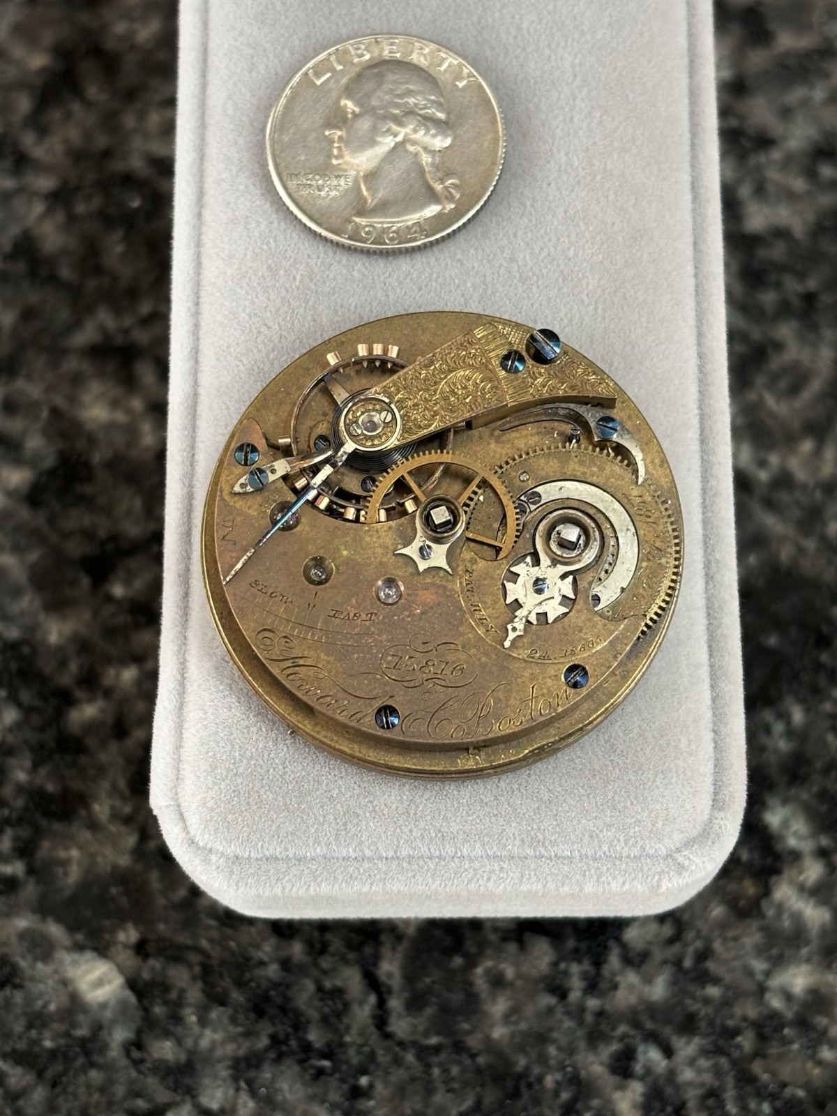 Antique 1868 E. Howard & Co. Series III Size N 15j Pocket Watch Movement – RARE