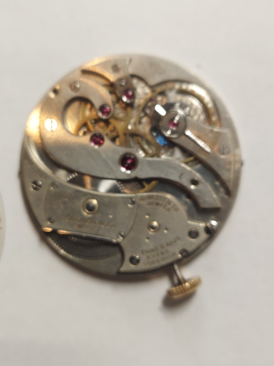 Touchon Collectible P.W.Movement Extra SUPERIOR 19 Jewels 8 Adjusted Men’s
