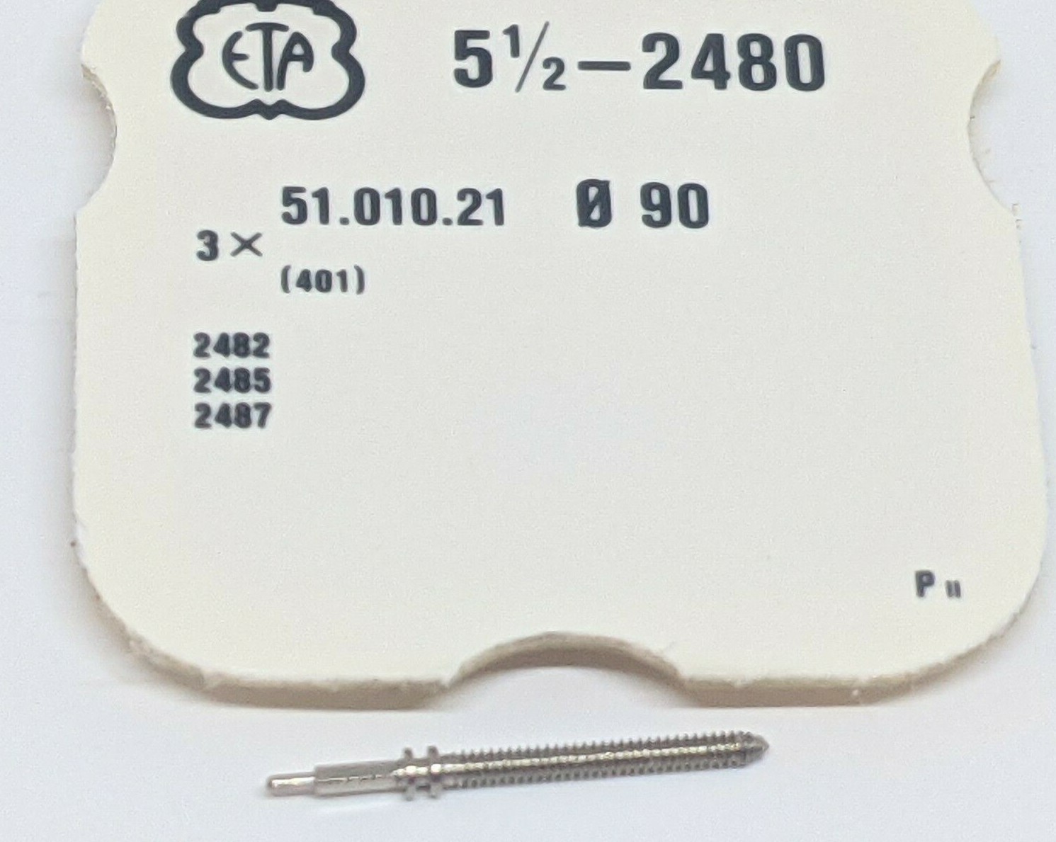 ETA Caliber 2480 2482 Winding Stems x 4 pieces