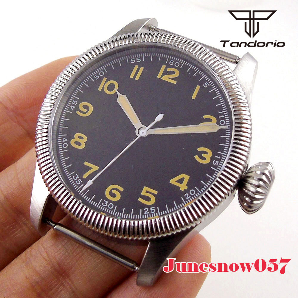 Fit NH35 NH36 NH34 ETA2824 39MM Men Watch Coin Edge Bezel Case Dial Hand Set