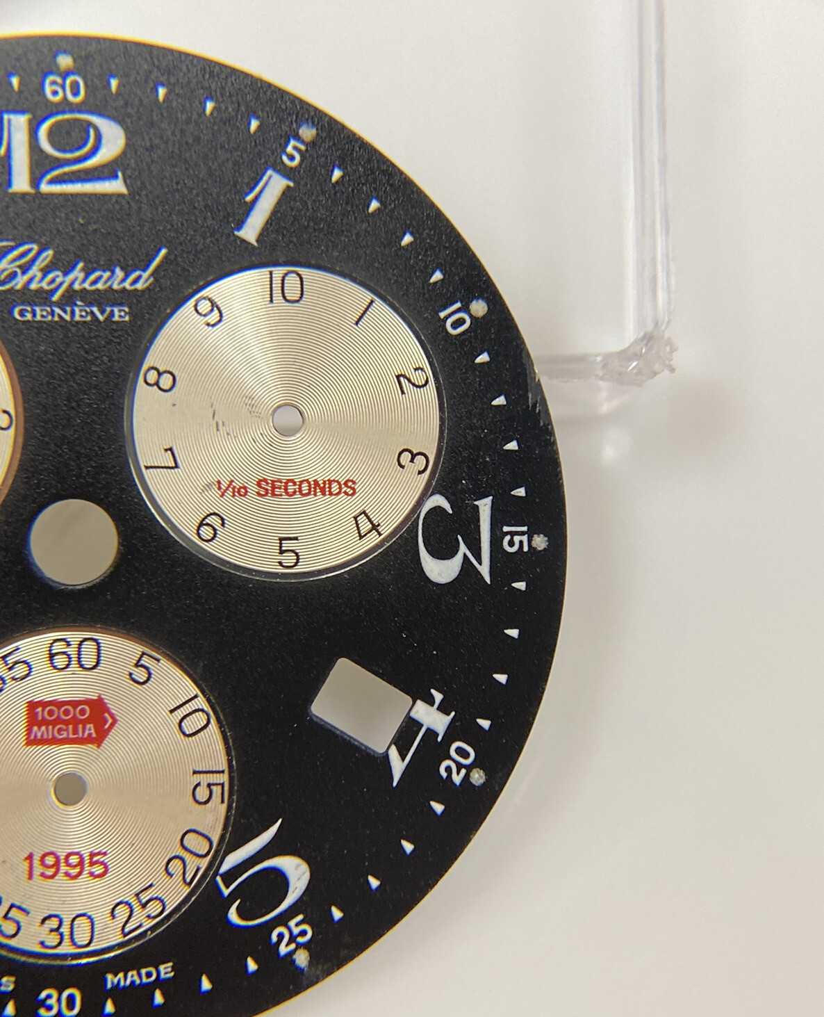 Genuine Chopard Geneve 1000 Mille Miglia Chrono 1995 Black 32.5mm Dial Ref: 8271