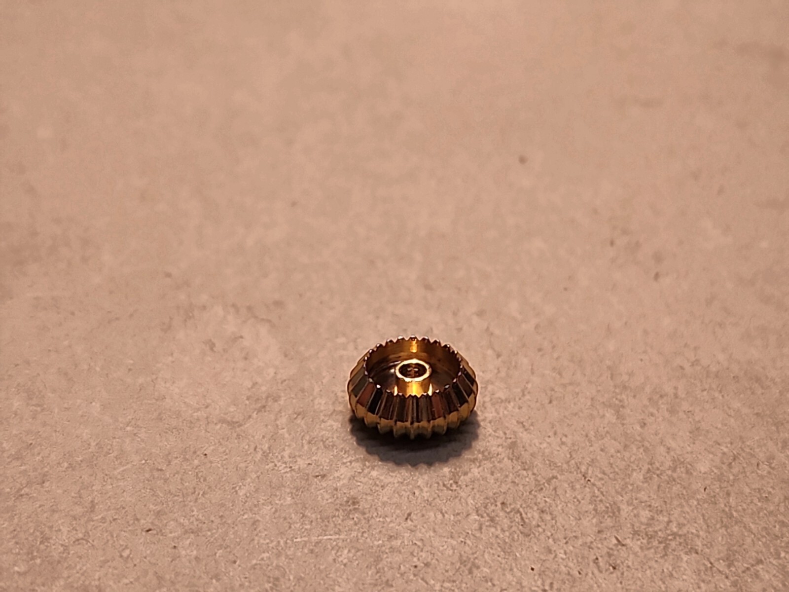NOS 9mm Tap 1 Yellow American Pocket Watch Crown 18s Or 16s