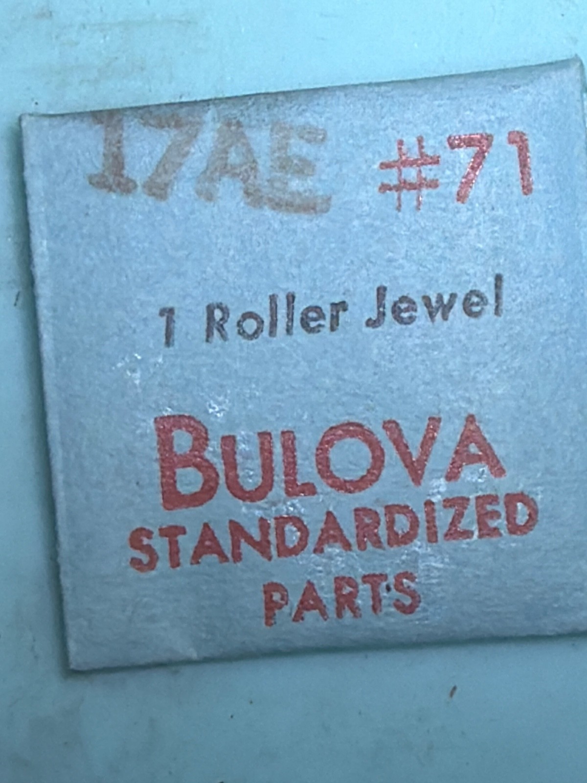 Bulova #71 Roller Jewel – NOS – Various Calibers