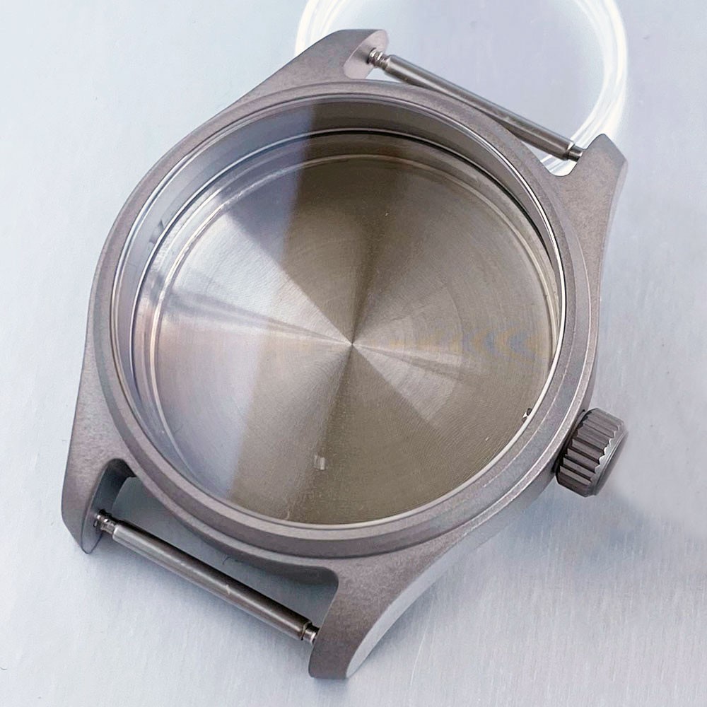 Titanium Case Sapphire Glass Watch Case Fit NH35 NH36 ETA2824 2836 Miyota 8215