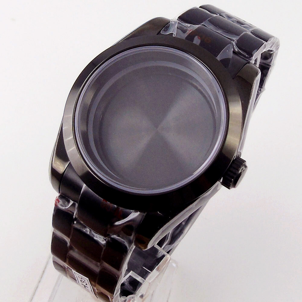 PVD Sapphire Watch Case 39mm/36mm Fit NH34 NH35 Miyota8215 DG2813 ETA2824 PT5000