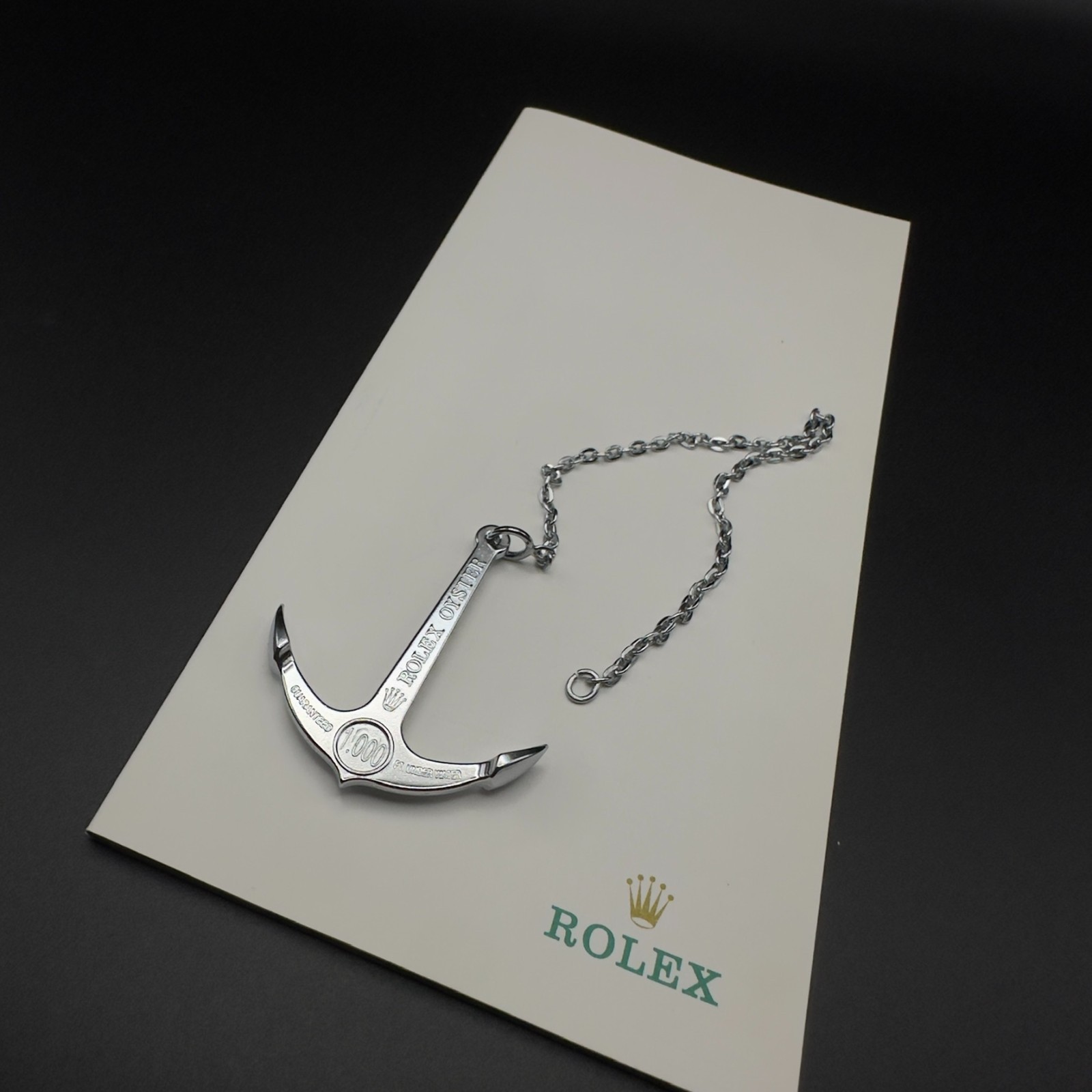 Authentic Rolex anchor 1000 Ft. 300 Meters Submariner 16610 14060 16613
