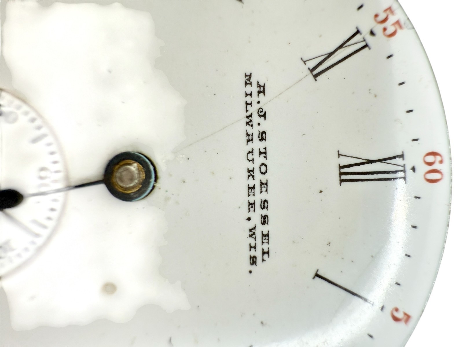 Antique 0s Private Label Milwaukee Wisconsin Elgin Pocket Watch Movement