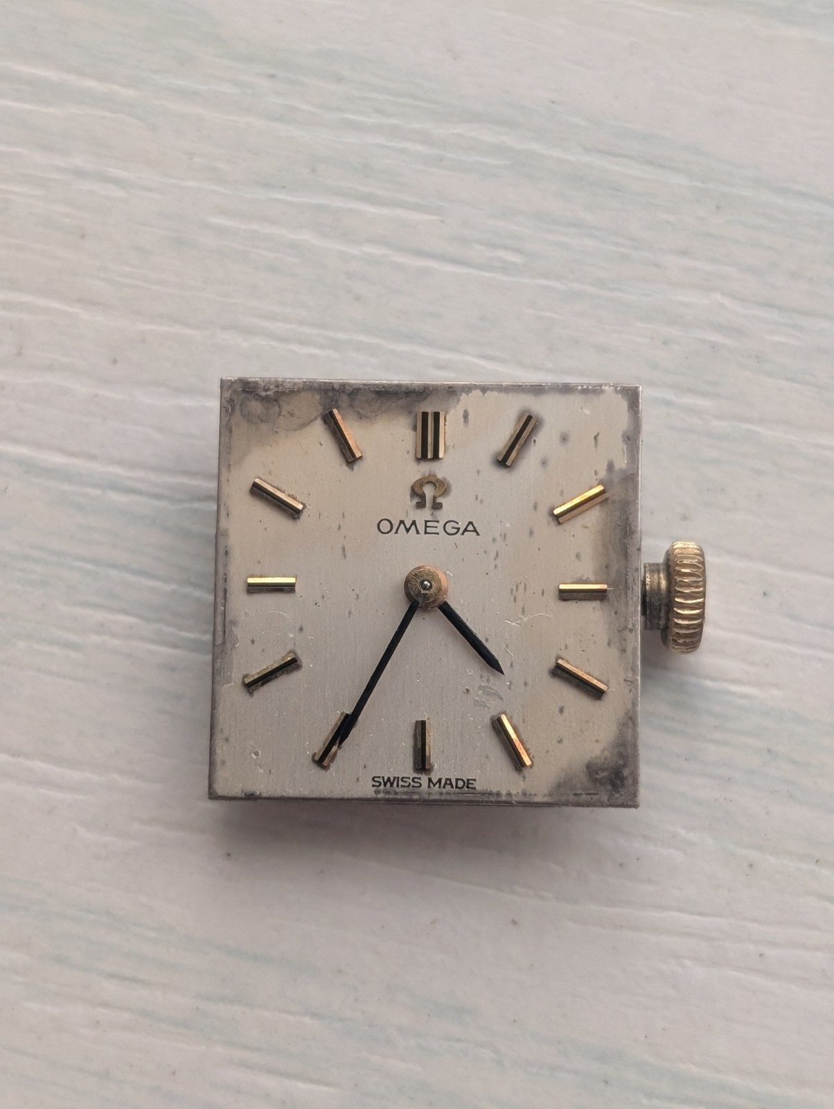 Vintage Omega 484 Mechanical Watch Movement (Runs)