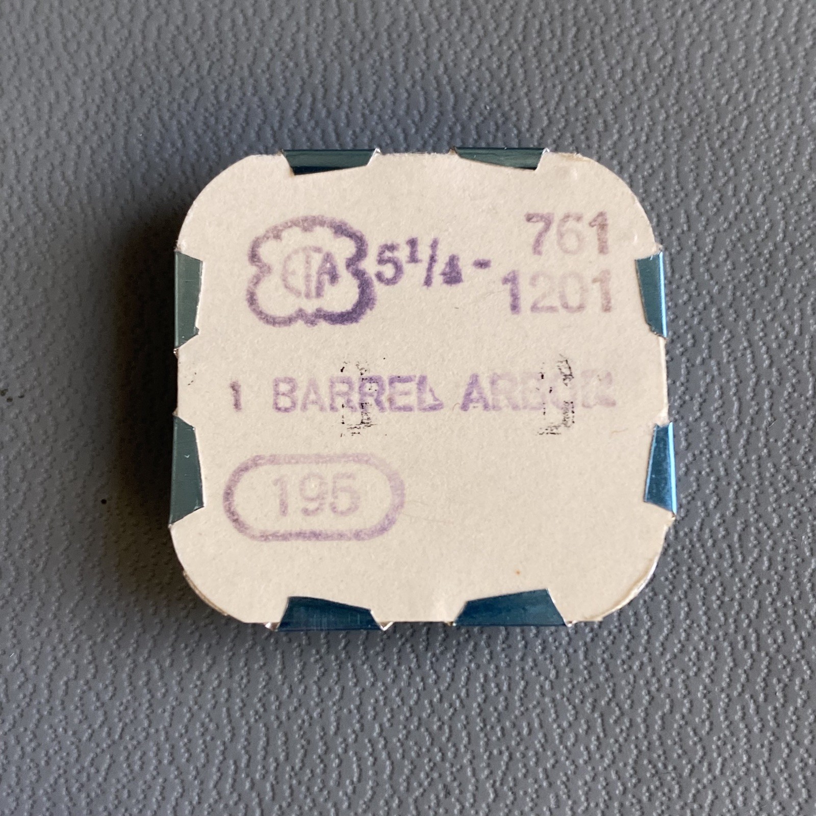 Genuine ETA Barrel Arbor Cal. 761 1201 Part 195 NOS