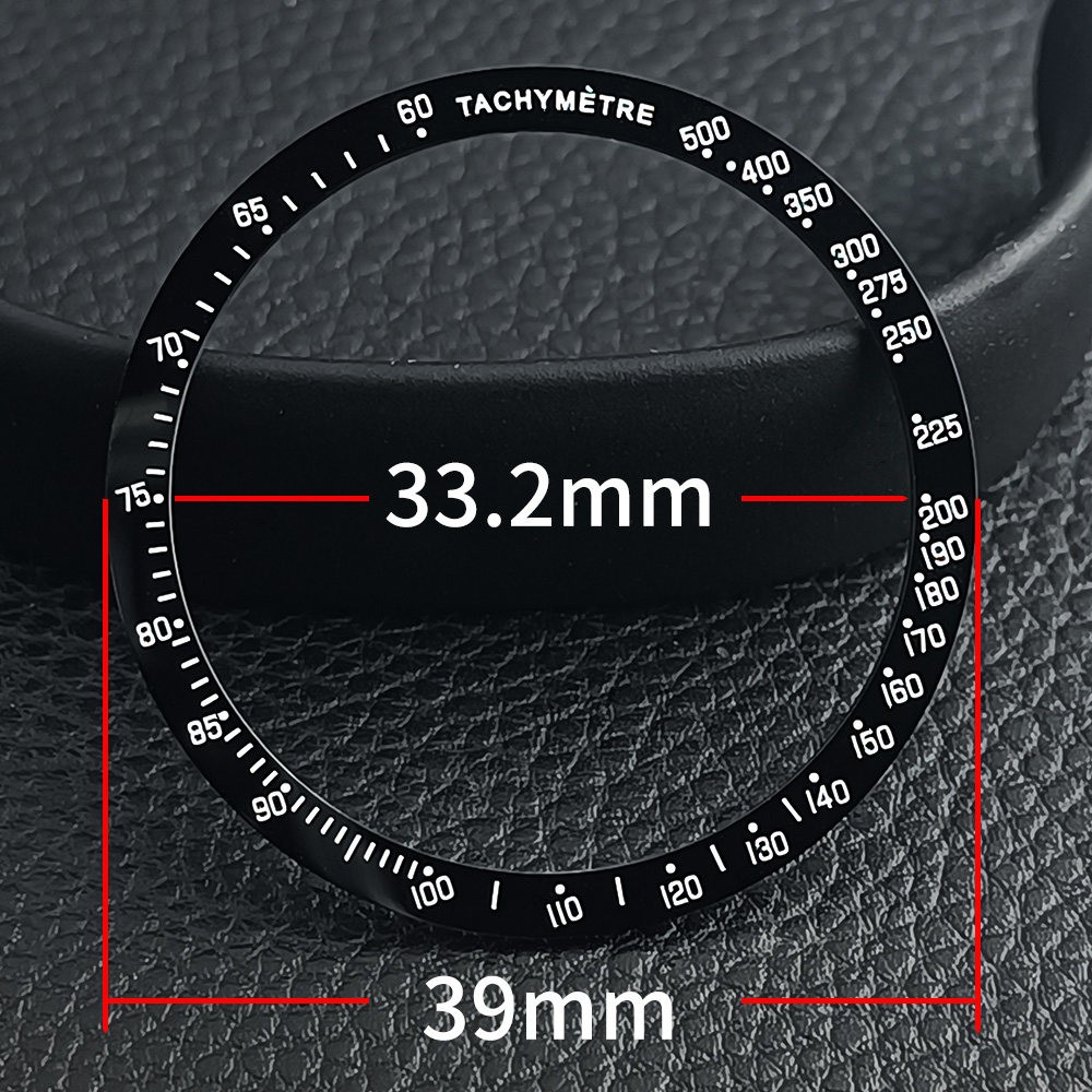 Watch accessories bezel size 42.8mm * 37.2mm/39mm * 33.2mm ceramic bezel