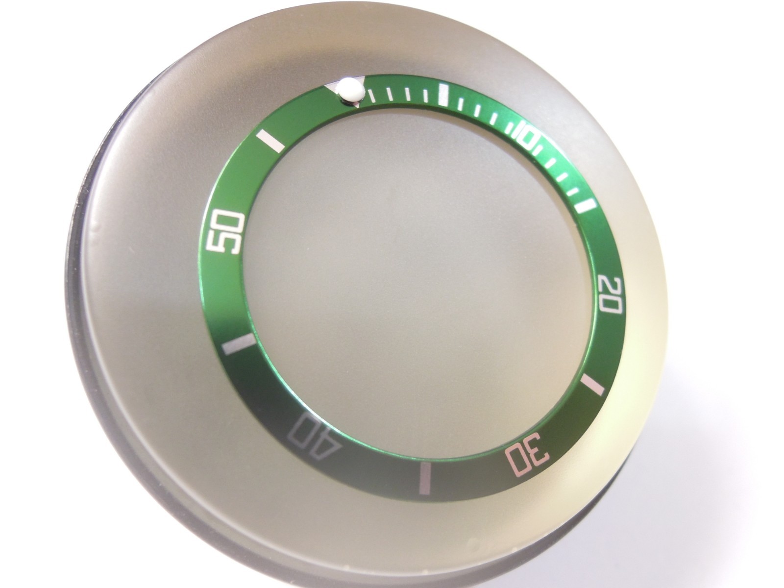 NEW GREEN SUB STYLE FLAT BEZEL INSERT 38MM LARGE DIVERS SKX007/7002-7001/6309